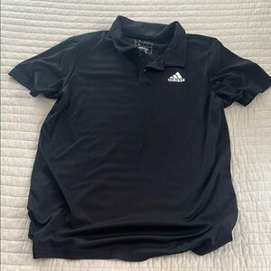 Adidas Black Polo Shirt Classic Design